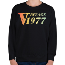 PRINTFASHION 1977 - Gyerek pulóver - Fekete