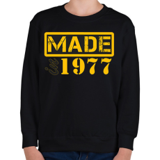 PRINTFASHION 1977 - Gyerek pulóver - Fekete