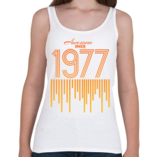 PRINTFASHION 1977 - Női atléta - Fehér női trikó