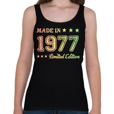 PRINTFASHION 1977 - Női atléta - Fekete női trikó