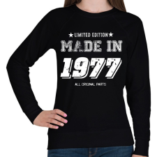 PRINTFASHION 1977 - Női pulóver - Fekete női pulóver, kardigán