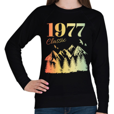 PRINTFASHION 1977 - Női pulóver - Fekete