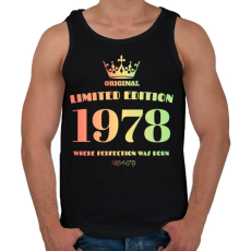 PRINTFASHION 1978 - Férfi atléta - Fekete