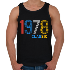 PRINTFASHION 1978 - Férfi atléta - Fekete atléta, trikó
