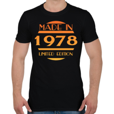 PRINTFASHION 1978 - Férfi póló - Fekete