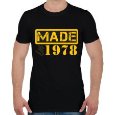 PRINTFASHION 1978 - Férfi póló - Fekete férfi póló