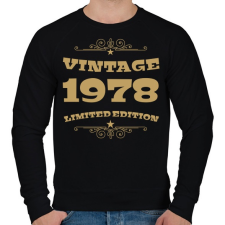 PRINTFASHION 1978 - Férfi pulóver - Fekete férfi pulóver, kardigán