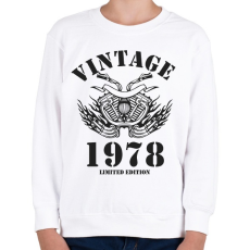 PRINTFASHION 1978 - Gyerek pulóver - Fehér