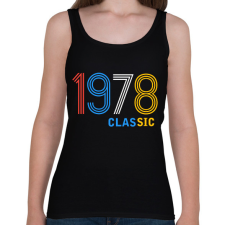 PRINTFASHION 1978 - Női atléta - Fekete női trikó