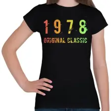 PRINTFASHION 1978 - Női póló - Fekete női póló