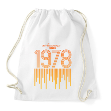 PRINTFASHION 1978 - Sportzsák, Tornazsák - Fehér tornazsák