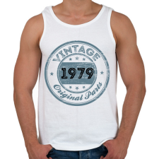 PRINTFASHION 1979 - Férfi atléta - Fehér atléta, trikó