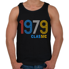 PRINTFASHION 1979 - Férfi atléta - Fekete atléta, trikó