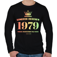 PRINTFASHION 1979 - Férfi hosszú ujjú póló - Fekete