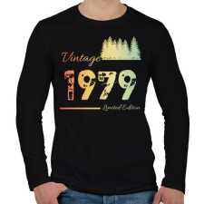 PRINTFASHION 1979 - Férfi hosszú ujjú póló - Fekete férfi póló