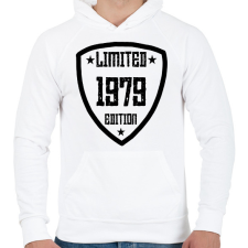 PRINTFASHION 1979 - Férfi kapucnis pulóver - Fehér férfi pulóver, kardigán