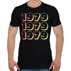 PRINTFASHION 1979 - Férfi póló - Fekete