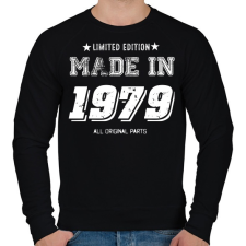 PRINTFASHION 1979 - Férfi pulóver - Fekete férfi pulóver, kardigán