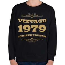 PRINTFASHION 1979 - Gyerek pulóver - Fekete
