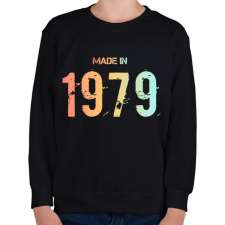 PRINTFASHION 1979 - Gyerek pulóver - Fekete gyerek pulóver, kardigán