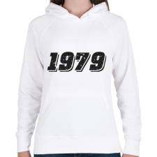 PRINTFASHION 1979 - Női kapucnis pulóver - Fehér női pulóver, kardigán