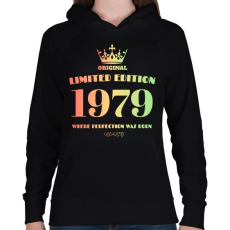 PRINTFASHION 1979 - Női kapucnis pulóver - Fekete