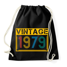 PRINTFASHION 1979 - Sportzsák, Tornazsák - Fekete tornazsák