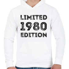 PRINTFASHION 1980 - Férfi kapucnis pulóver - Fehér férfi pulóver, kardigán