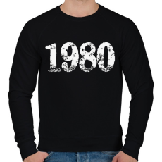 PRINTFASHION 1980 - Férfi pulóver - Fekete