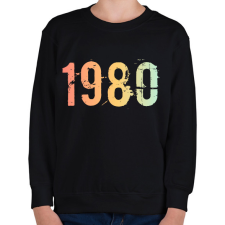 PRINTFASHION 1980 - Gyerek pulóver - Fekete gyerek pulóver, kardigán
