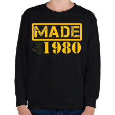 PRINTFASHION 1980 - Gyerek pulóver - Fekete gyerek pulóver, kardigán