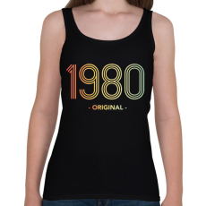 PRINTFASHION 1980 - Női atléta - Fekete