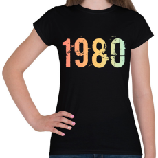 PRINTFASHION 1980 - Női póló - Fekete