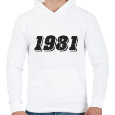 PRINTFASHION 1981 - Férfi kapucnis pulóver - Fehér női pulóver, kardigán