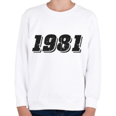 PRINTFASHION 1981 - Gyerek pulóver - Fehér