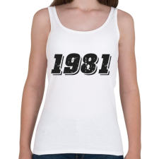 PRINTFASHION 1981 - Női atléta - Fehér női trikó