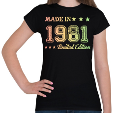 PRINTFASHION 1981 - Női póló - Fekete