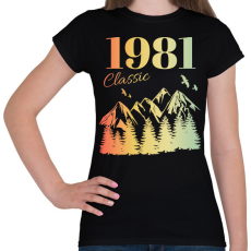PRINTFASHION 1981 - Női póló - Fekete