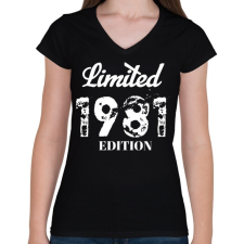 PRINTFASHION 1981 - Női V-nyakú póló - Fekete női póló