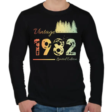 PRINTFASHION 1982 - Férfi hosszú ujjú póló - Fekete férfi póló