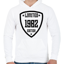 PRINTFASHION 1982 - Férfi kapucnis pulóver - Fehér férfi pulóver, kardigán