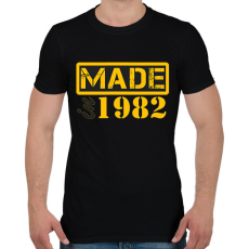 PRINTFASHION 1982 - Férfi póló - Fekete