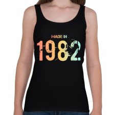 PRINTFASHION 1982 - Női atléta - Fekete női trikó