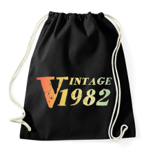 PRINTFASHION 1982 - Sportzsák, Tornazsák - Fekete tornazsák