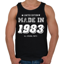 PRINTFASHION 1983 - Férfi atléta - Fekete atléta, trikó