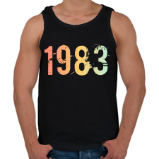 PRINTFASHION 1983 - Férfi atléta - Fekete atléta, trikó