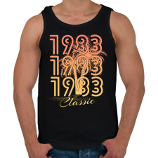 PRINTFASHION 1983 - Férfi atléta - Fekete atléta, trikó