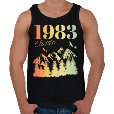 PRINTFASHION 1983 - Férfi atléta - Fekete