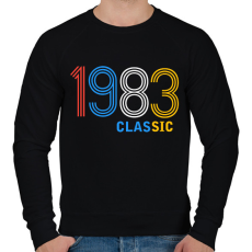 PRINTFASHION 1983 - Férfi pulóver - Fekete