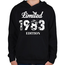 PRINTFASHION 1983 - Gyerek kapucnis pulóver - Fekete gyerek pulóver, kardigán